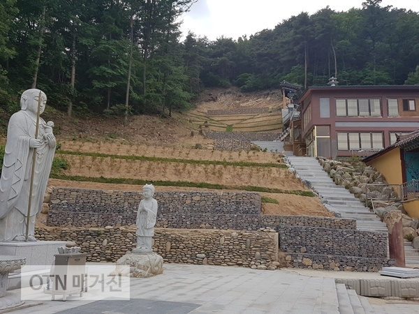 용호사 복구후 모습