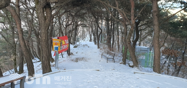 계족산 설경