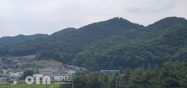 부용외천리 창말 전경